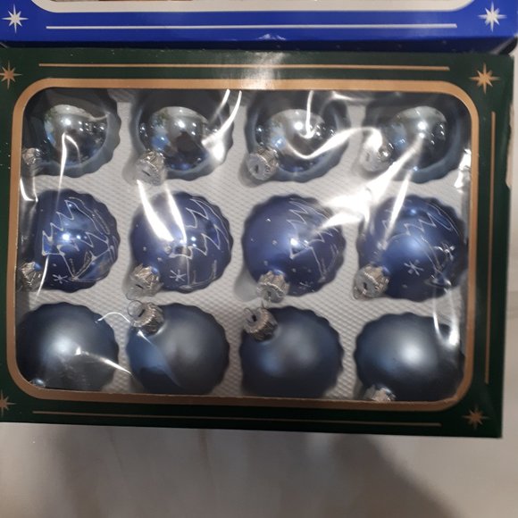 holiday designed like glass ornaments from Europe made in Poland NWT - Picture 3 of 5